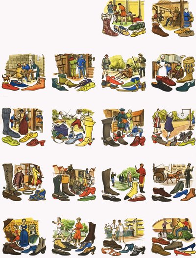 From Then Till Now: Boots and Shoes by English School