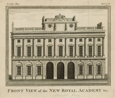 Front view of the new Royal Academy by English School