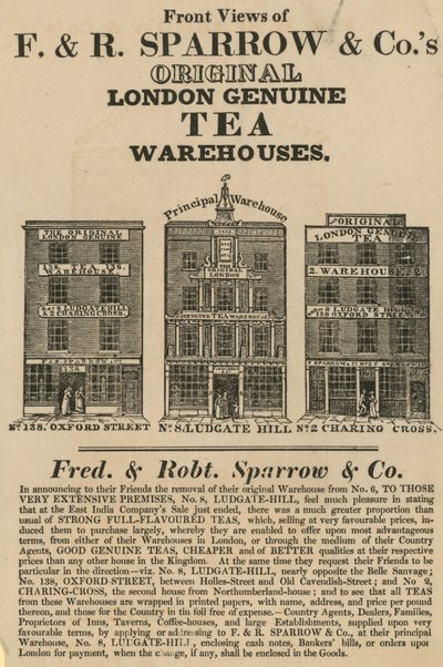 Front Views of Fred & Robert Sparrow & Co