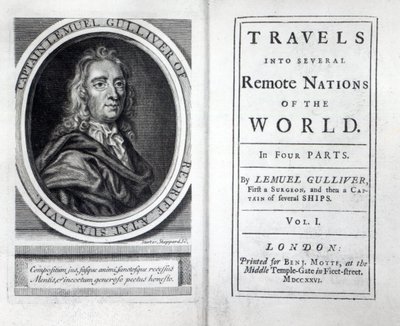 Frontispiece and Titlepage to Gulliver
