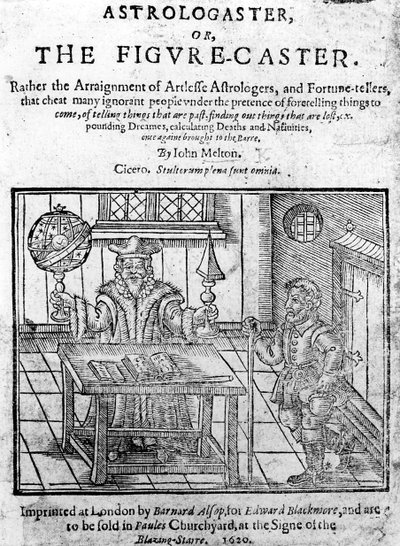Frontispiece to Astrologaster, or the Figure-Caster by John Melton, Published in 1620 by English School