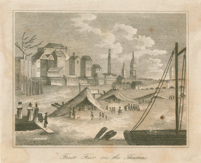 Frost Fair of 1814 by English School