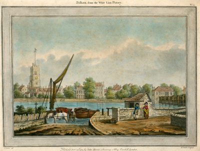 Fulham, London, from the White Lion, Putney by English School