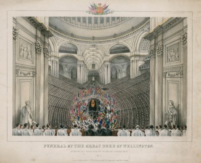 Funeral of the Great Duke of Wellington by English School