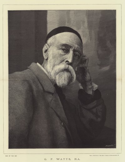G F Watts, RA by English School