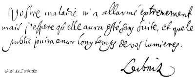 G. W. de Leibnitz by English School
