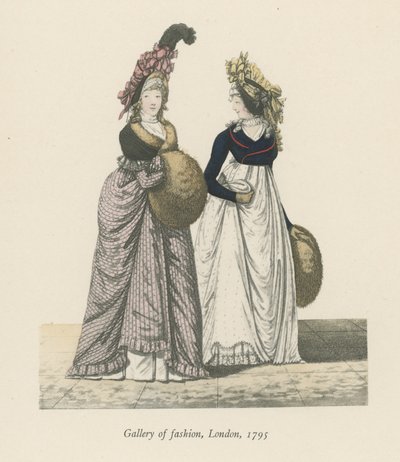 Gallery of Fashion, London, 1795 by English School