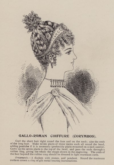 Gallo-Roman Coiffure, Corymbos by English School