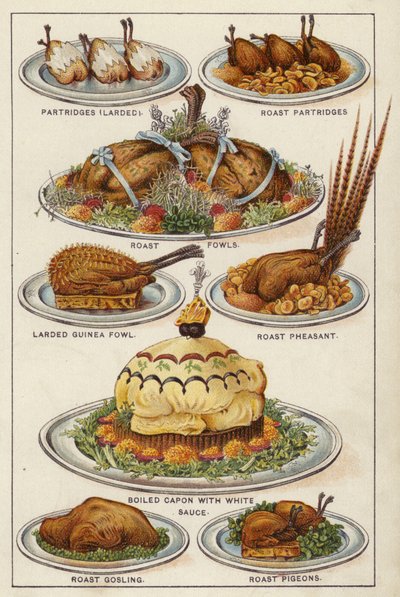 Game Dishes by English School