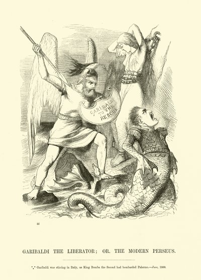Garibaldi the Liberator; or the Modern Perseus by English School