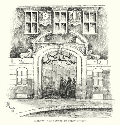 Gateway, New Square to Carey Street by English School