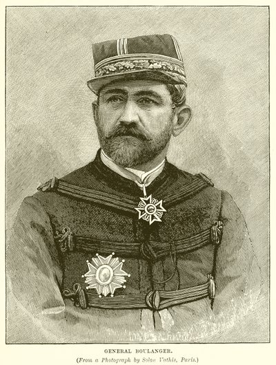 General Boulanger by English School