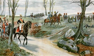General Drouot and the Guard Artillery at Hanau by English School