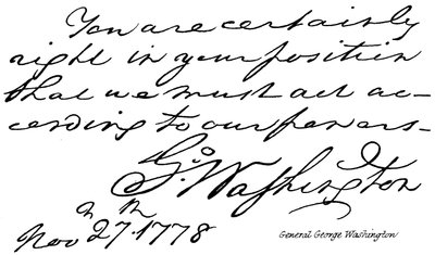General George Washington by English School