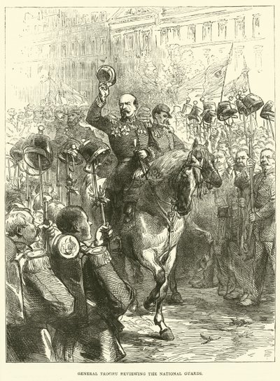 General Trochu reviewing the National Guards by English School