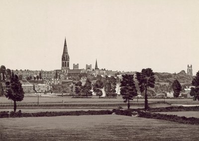 General View of Exeter by English School