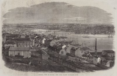 General View of Sydney, New South Wales by English School