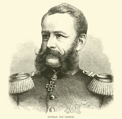 General Von Fabrice, October 1870 by English School