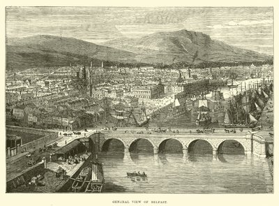 General View of Belfast by English School