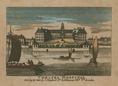 General View of Chelsea Hospital by English School