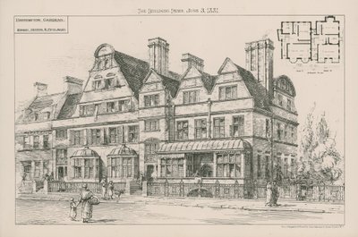 General View of Harrington Gardens by English School