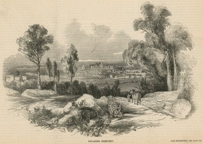 General View of Norwood Cemetery by English School