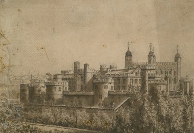 General View of The Tower of London by English School