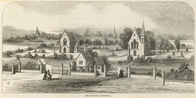 General View of the Charlton Cemetery by English School