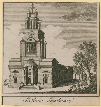 General View of the Church of St Ann by English School