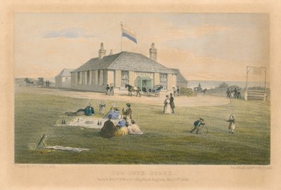 General View of the Dyke House by English School
