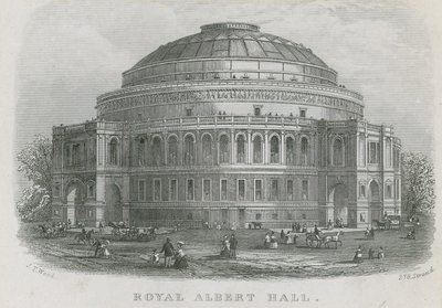 General View of the Royal Albert Hall by English School