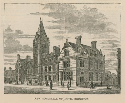General view of the new Town Hall of Hove by English School