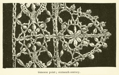 Genoese Point, Sixteenth Century by English School