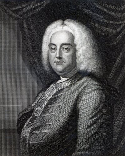 George Frederic Handel, Engraved by Thomson by English School