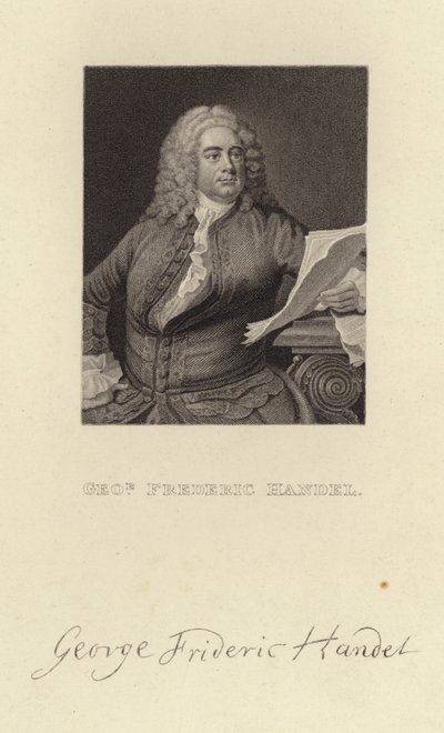 George Frederick Handel by English School