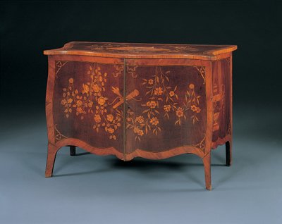 George III Marquetry Commode in the Manner of John Cobb by English School