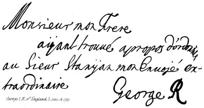 George I, King of England, born 1660, died 1727 by English School