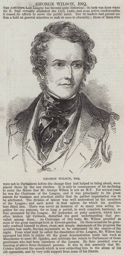 George Wilson, Esquire by English School
