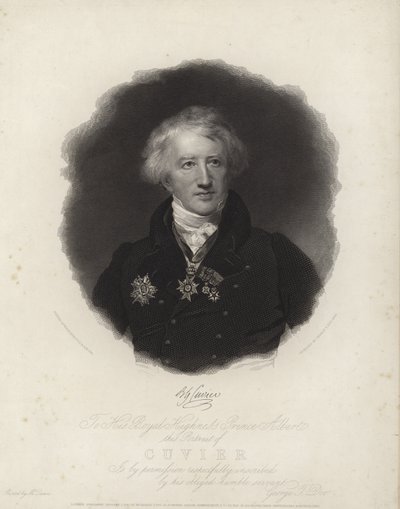 Georges Cuvier by English School