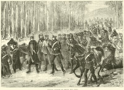 German cavalry en route for Paris by English School