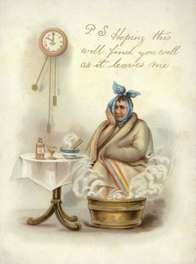 Get Well Soon Greetings Card by English School