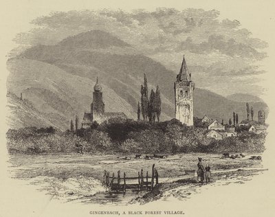 Gingenbach, A Black Forest Village by English School