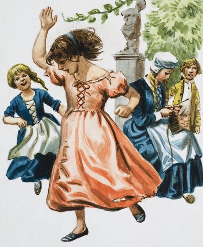 Girls Dancing by English School