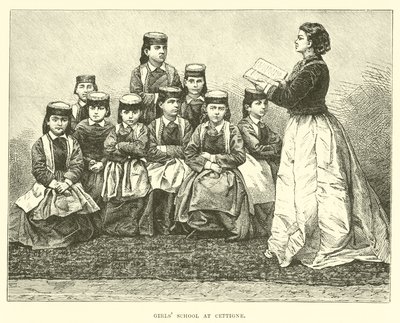 Girls School at Cettigne by English School