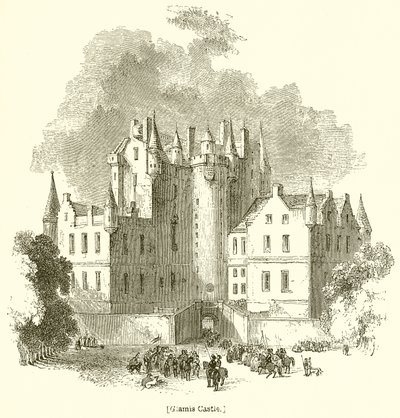 Glamis Castle by English School
