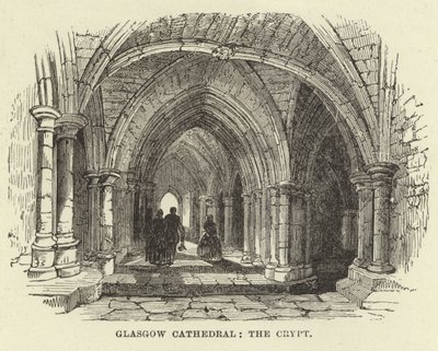 Glasgow Cathedral, the Crypt by English School