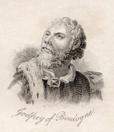 Godfrey of Bouillon by English School