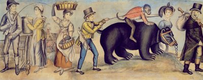 Going to the Fair (detail), c.1815 by English School