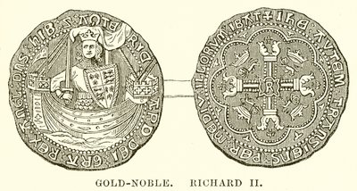 Gold Noble of Richard II by English School
