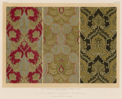 Gold Embroidered Tissues by English School
